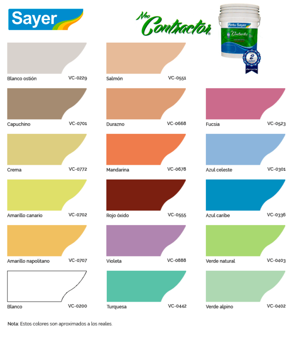 Pintura Sayer Lack linea Contractor - Imagen 2
