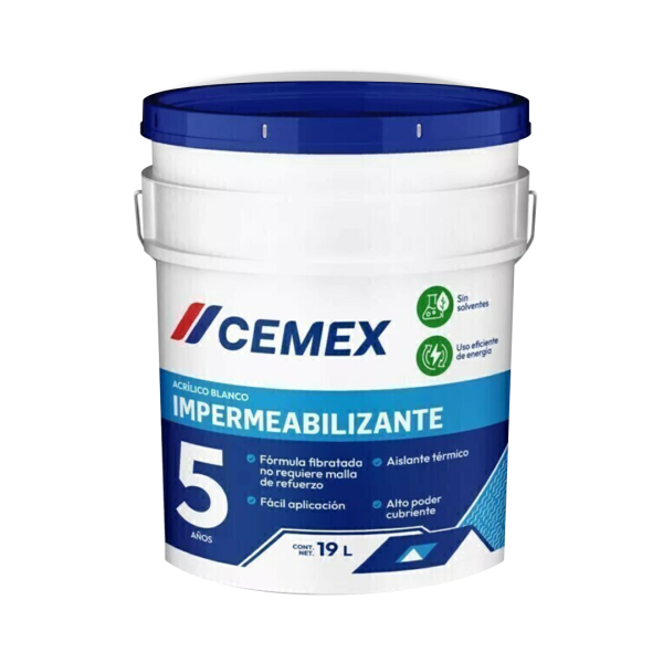 CEMEX IMPERMEABILIZANTE ACRILICO BLANCO