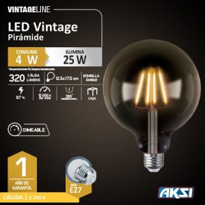FOCO LED VINTAGE PIRAMIDE